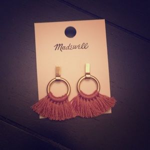 Madewell Tassel Hoop Earrings